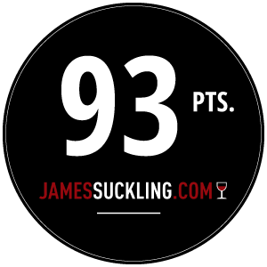 James Suckling 93 points award for wine