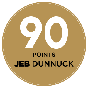 Jen Dunnuck 90 Points award for wine