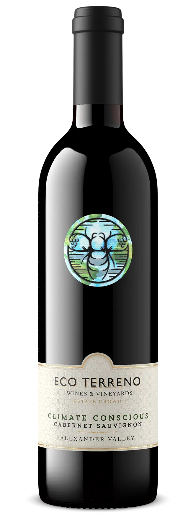 Bottle of Eco Terreno Climate Conscious Cabernet Sauvignon