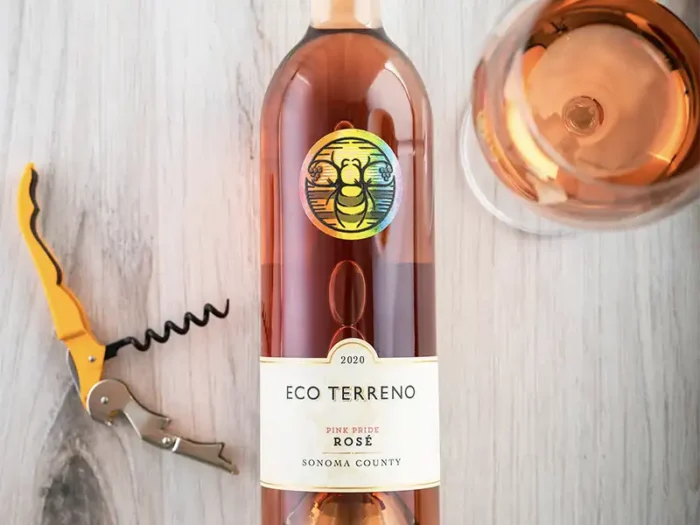 bottle of eco terreno pink pride rose