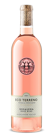 Bottle of Rose Wine