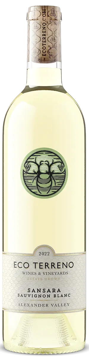 bottle of eco terreno 2022 sansara sauv blanc